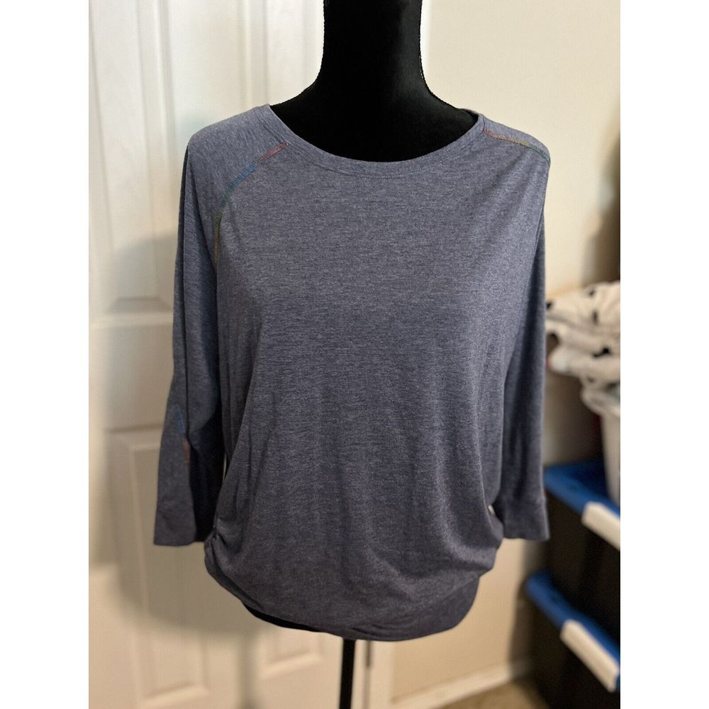 Aveva Size Large Blue Top Active Wear‎ (ta) D26